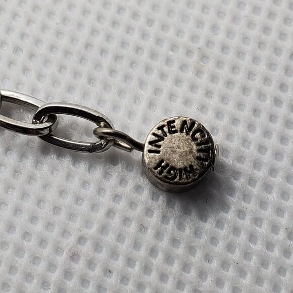 High Intensity Silver Tone Chain Charm Bracelet - Picture 7 of 7